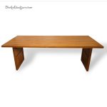 Dining table slating
